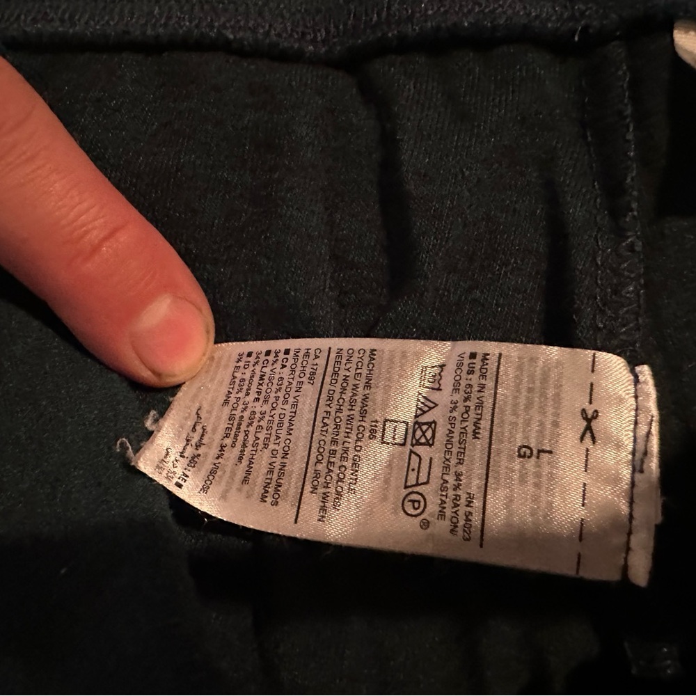 Women’s Size- large- Old Navy turquoise Drawstring sweat Pants - Picture 4 of 10